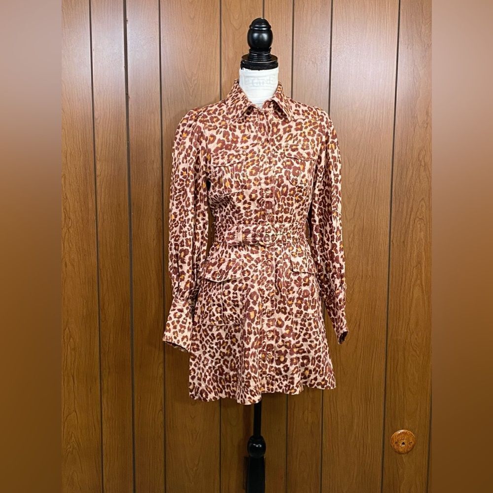 Zimmermann Resistance Safari Shirt Dress size 1/us size 6